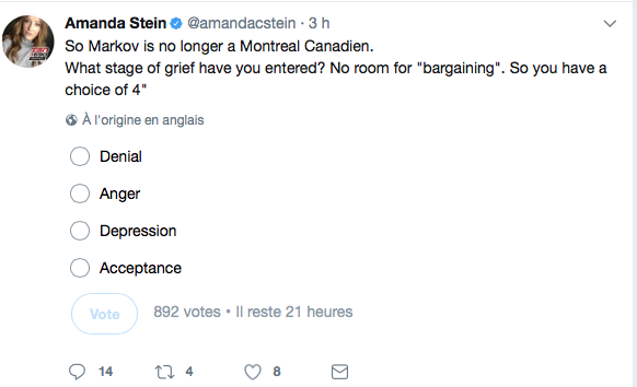 La preuve..Que le Québec est en CR...contre Bergevin...