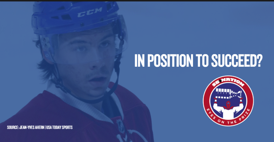 La principale faiblesse de Charles Hudon...reste sa vitesse...