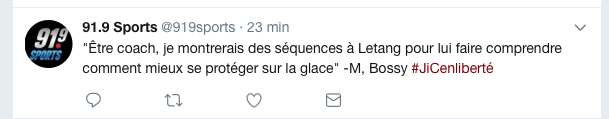 La prochaine fois Kris, tu pourrais mourir...