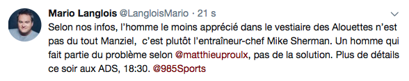 La radio étudiante de TVA SPORTS, se faire remettre à sa place...