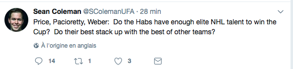  La vie est COCASSE...Bergevin et les journalistes aussi...HAHA!!!