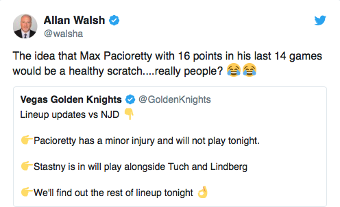 L'agent de Max Pacioretty, rit de TVA SPORTS ET RDS...