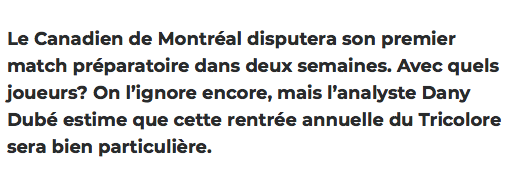 L'arrêt de mort pour Marc Bergevin....
