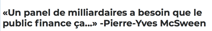 L'ARROGANT COMPTABLE du 98,5....Crache sur les EXPOS..