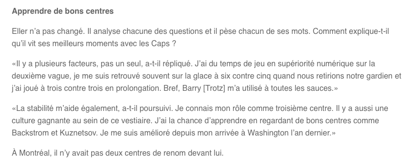 Lars Eller RIDICULISE les médias de Montréal!!!!