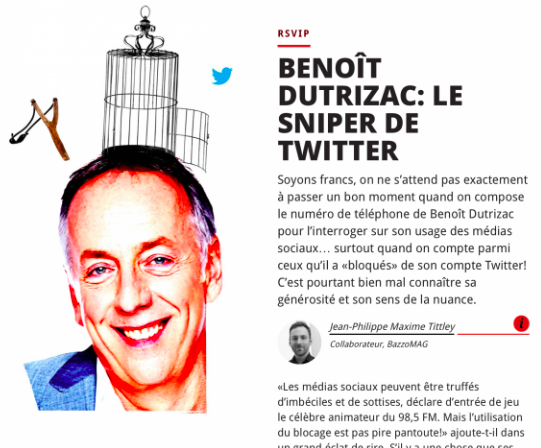 L'attaque perverse de Benoît Dutrizac à l'endroit de Marc Bergevin...fait encore JASER...