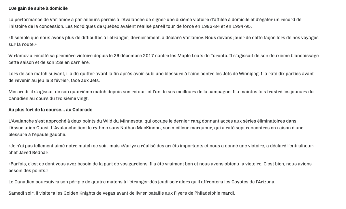  Le 98,5 sports...est GELÉ RAIDE..
