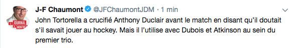 Le baiser de la mort pour Anthony Duclair...