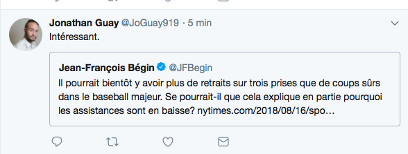 Le BASEBALL est MORT?