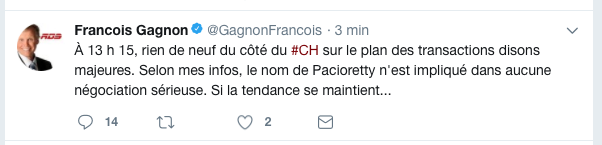Le BUT de François Gagnon...HUMILIER Elliotte Friedman..