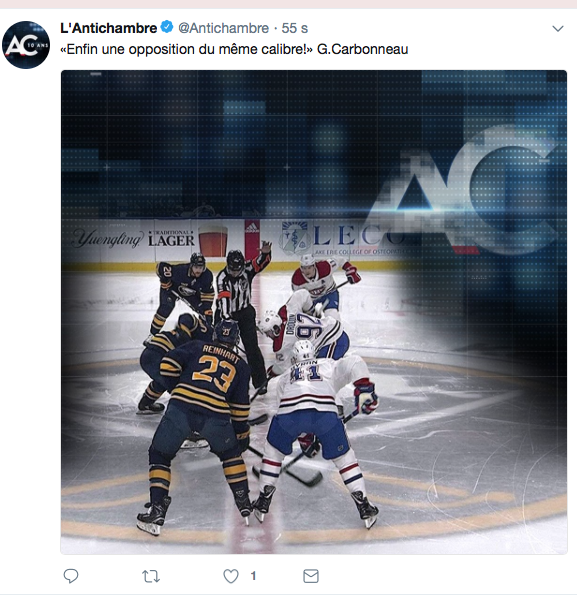  LE CALL DE MALADE de Guy Carbonneau....