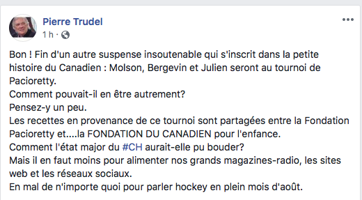 Le CALL du jour..