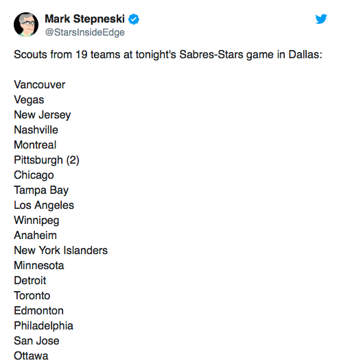 Le CH épiait qui chez les Stars hier?