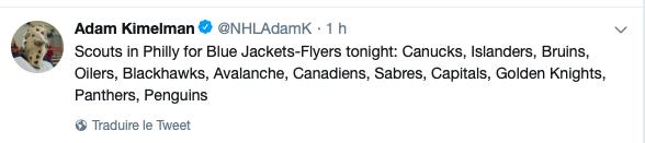 Le CH épie encore les Flyers ce soir..