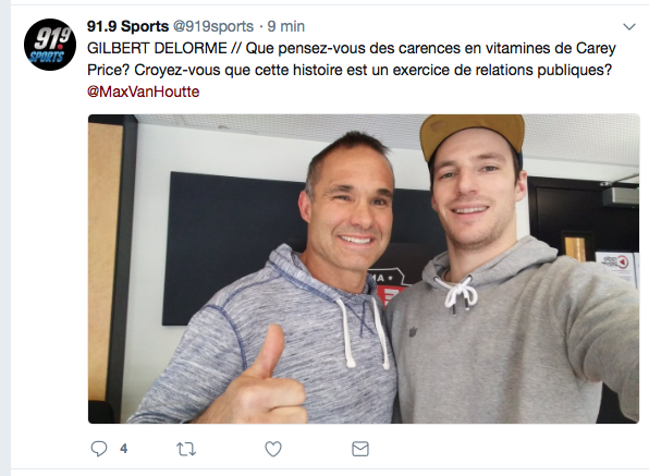Le CH nous MENT dans le dossier Carey Price....