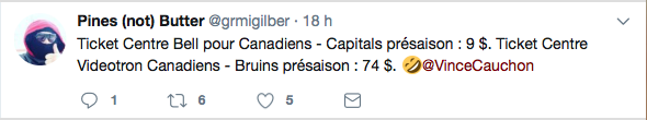 Le CH tente de CROSSER les gens de Québec???