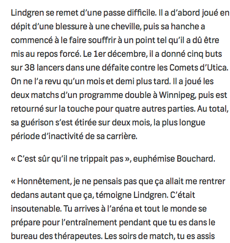 Le CH tente de VENDRE Charlie Lindgren au plus OFFRANT...