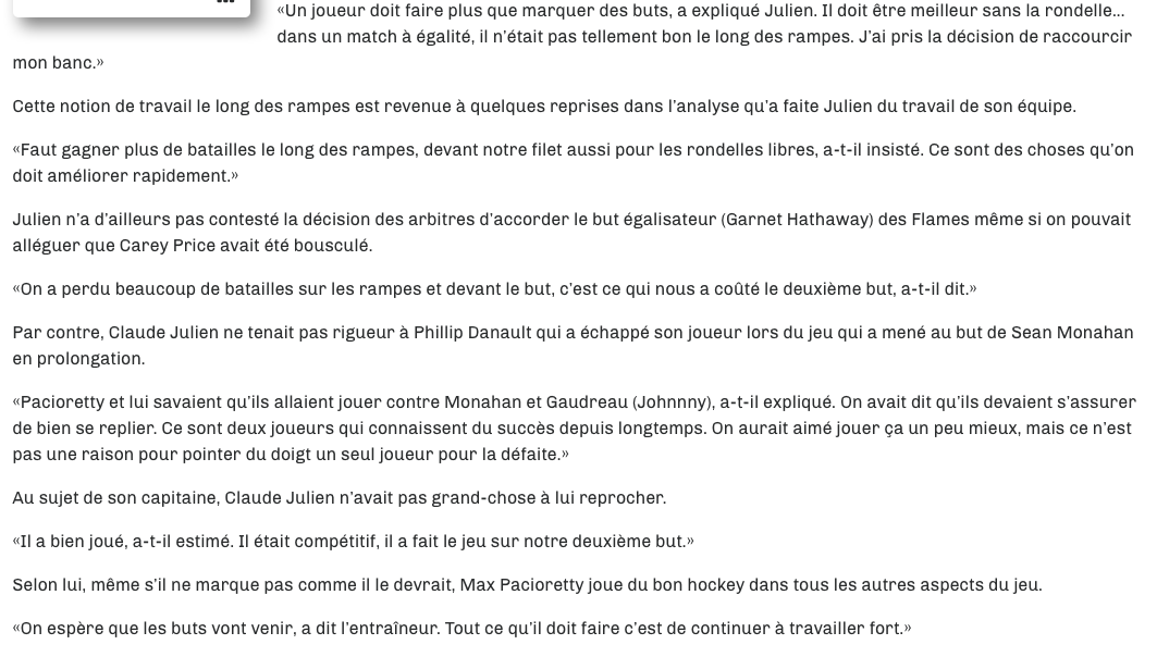 Le clan Galchenyuk a bel et bien demandé une transaction.