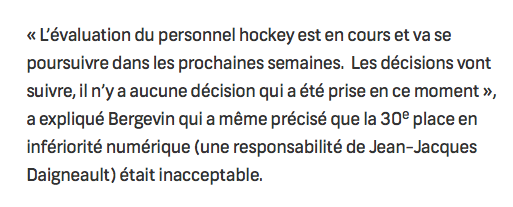 Le coeur de JJ Daigneault...BRISÉ par son chum Bergevin...