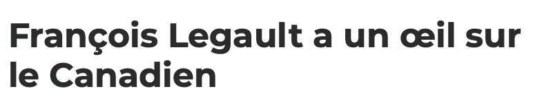Le COLON à LEGAULT dans le BAND WAGON du CH..