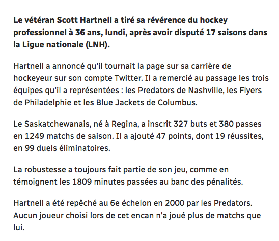 Le fait que Jeff Carter a COUCHÉ avec sa femme va le suivre à VIE...