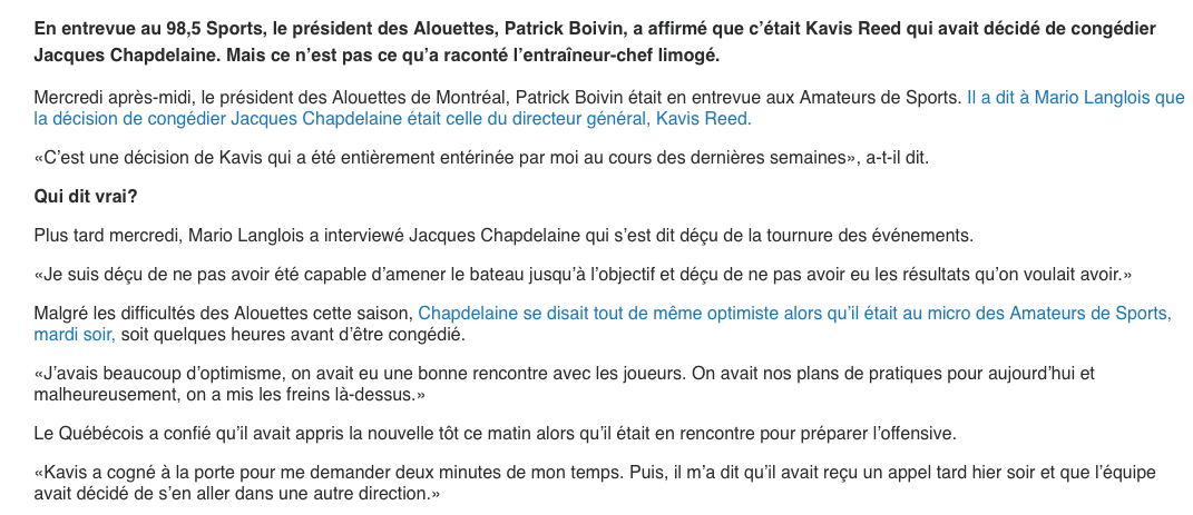 Le fils de Pierre Boivin est un MENTEUR????