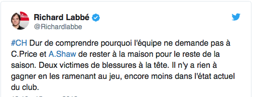 Le FOSSÉ S'ÉLARGIT entre le CH et les journalistes..