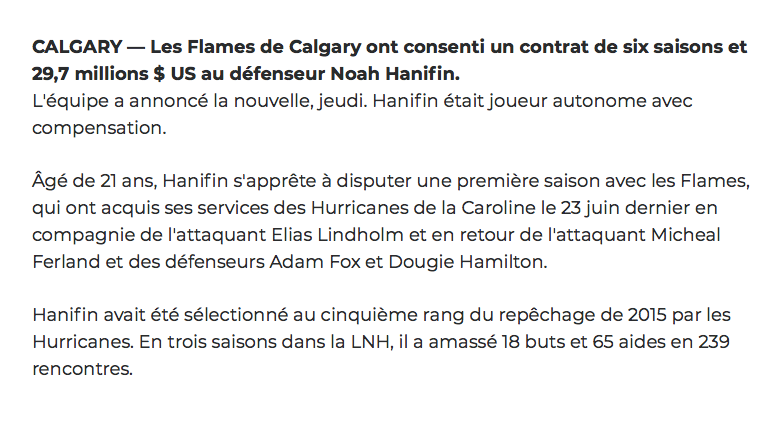 Le gars fait juste un peu plus que Karl Alzner...