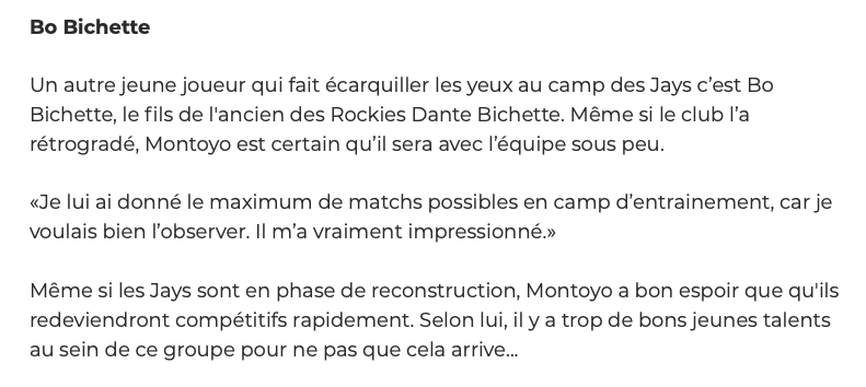 Le GÉRANT des Blue Jays veut le retour des Expos!!!!