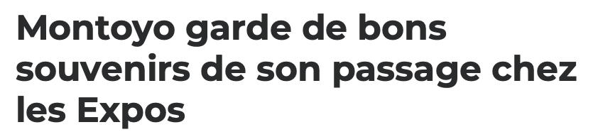 Le GÉRANT des Blue Jays veut le retour des Expos!!!!