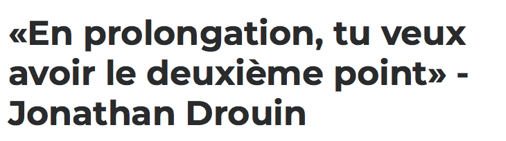 Le JOUEUR PARFAIT pour du 3 contre 3....mais....