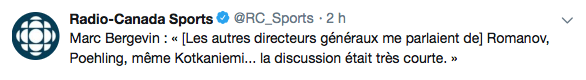 Le jour où Marc Bergevin va arrêter de penser...