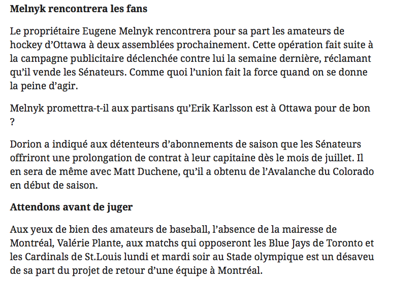 Le Journal de Montréal prend la défense de Guy Boucher..