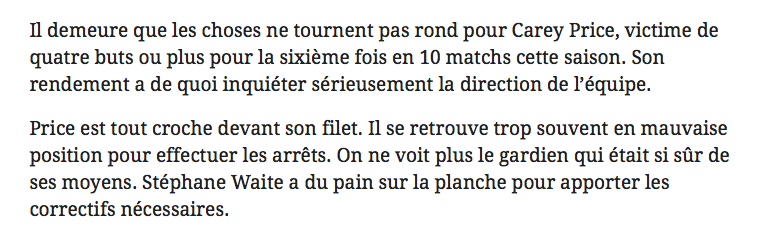 Le Journal de Montréal s'en prend à Claude Julien...pour HUMILIER Galchenyuk de 10 minutes de jeu..