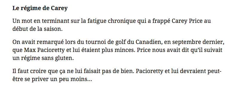 Le JOURNAL de Montréal veut échanger Carey Price...pour Leon Draisaitl...