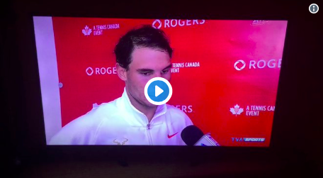 Le journaliste de TVA Sports REJETÉ par Rafael Nadal!!!