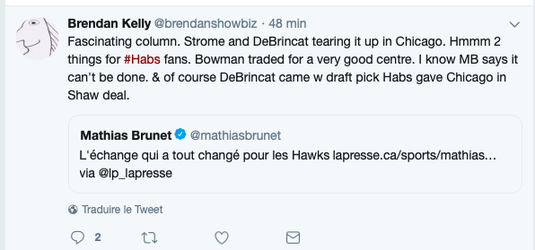 Le KARMA de Marc Bergevin...EST NAUSÉABOND selon la GAZETTE...