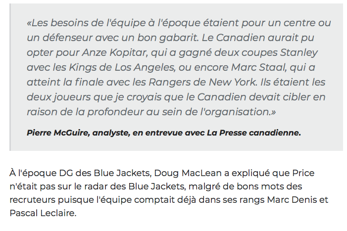 LE MEILLEUR COUP de Trevor Timmins..C'est Bob Gainey qui l'a OBLIGÉ...