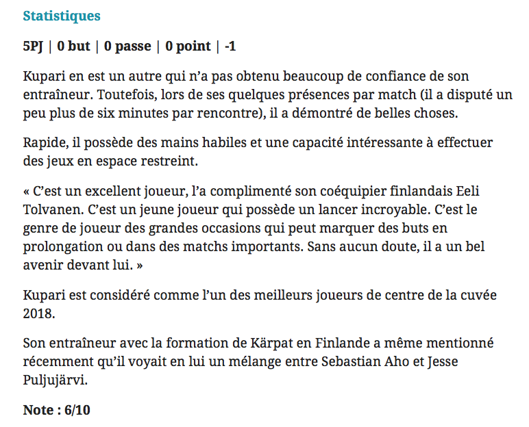 LE MEILLEUR REPÊCHAGE de L'HISTOIRE de la LNH....