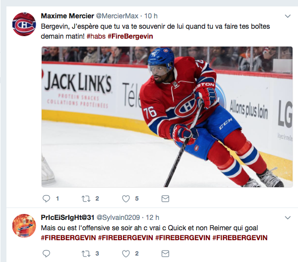 Le mouvement #FIREBERGEVIN prend de l'ampleur..