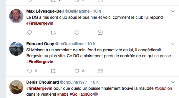 Le mouvement #FIREBERGEVIN prend de l'ampleur..