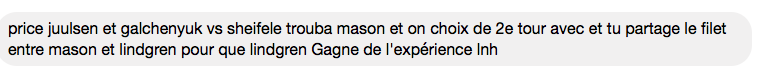 Le nom de Carey Price circule à Winnipeg ce matin..
