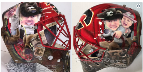 Le nouveau masque de Mike Smith...WOW...