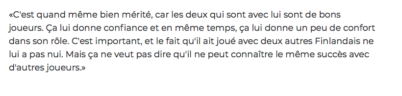 Le NUAGE de Jesperi Kotkaniemi....