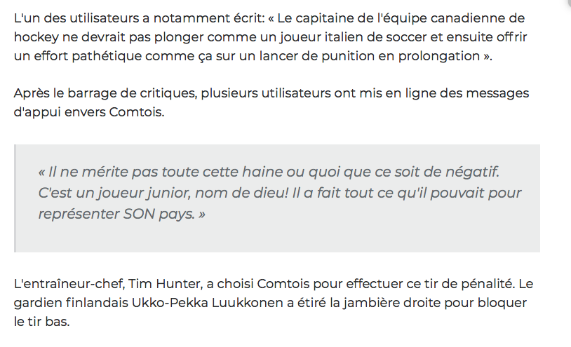 Le PARTI QUÉBÉCOIS qui utilise la SAGA MAXIME COMTOIS..