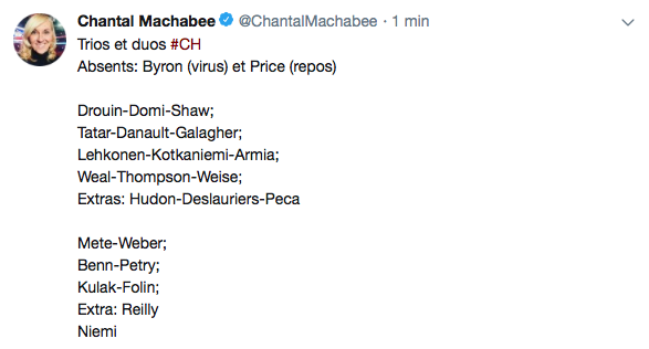 Le petit nouveau, à la place de Dale Weise ?