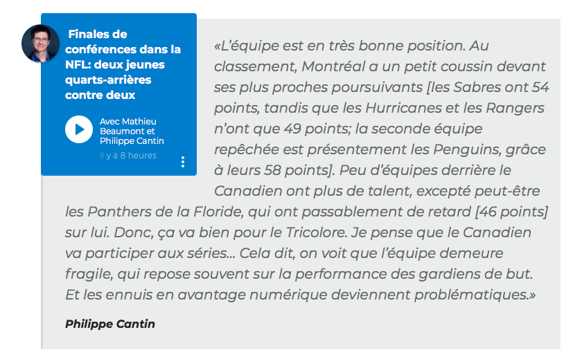 Le PIRE HATER de Marc Bergevin... Prédit les séries pour le CH..