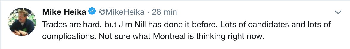 Le plus gros journaliste, à la couverture des Stars, parle d'un échange avec le CH !!!
