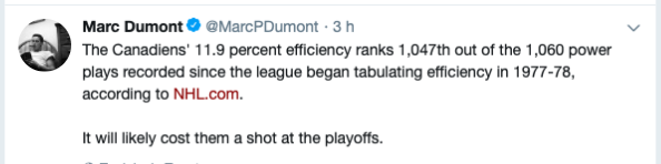 Le POWER PLAY du CH...sera le PIRE de L'HISTOIRE...