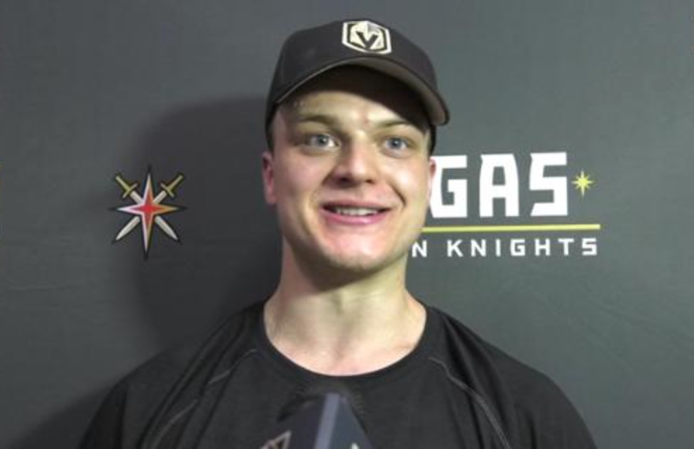 Le premier joueur de l'histoire des Golden Knights...